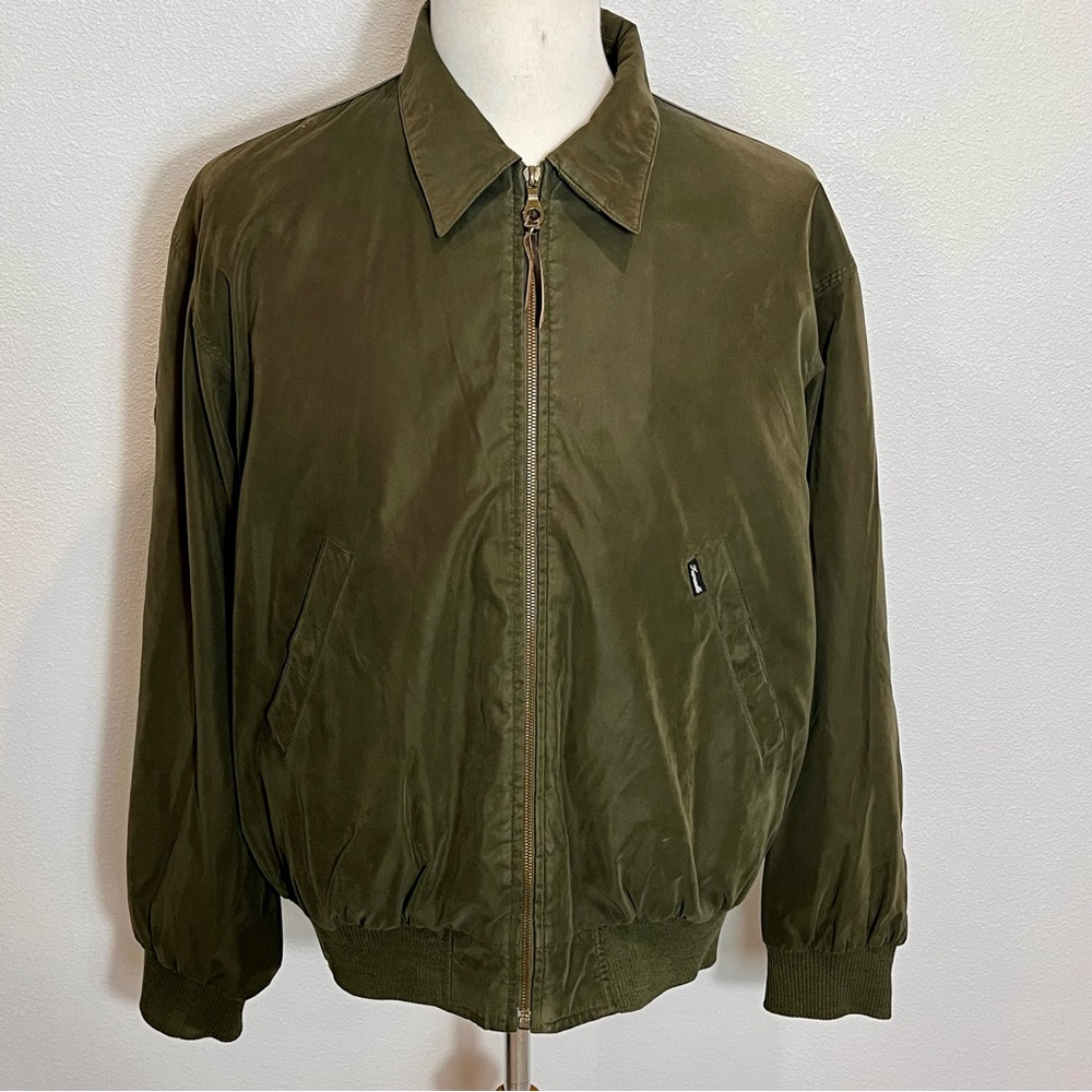Faconnable Albert Goldberg Men’s Water Resistant Bomber Jacket Size M Preppy - Picture 2 of 14